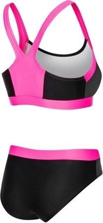 Купальник роздельный женский Aqua Speed NAOMI 7124 XL Черный/Розовый (460-139 42) - фото 2