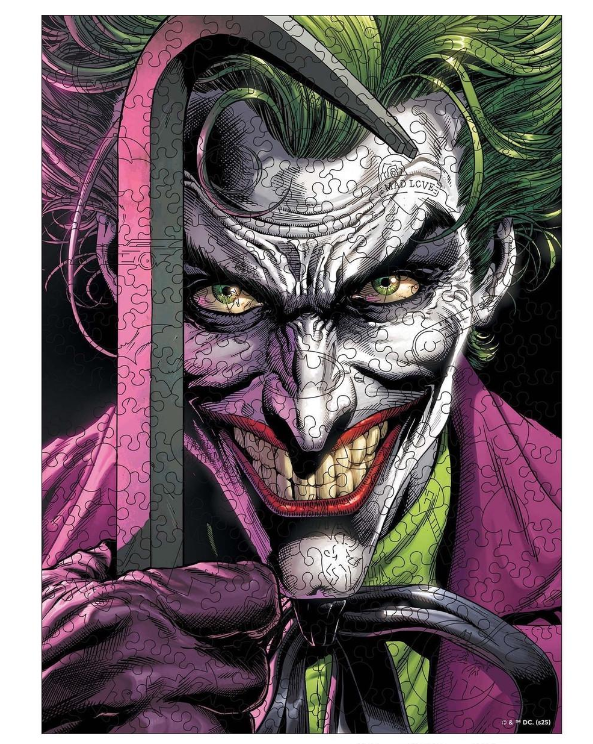 Пазл дерев'яний Woods Story The Batman Joker Джокер Посмішка Хаосу 40x29 см