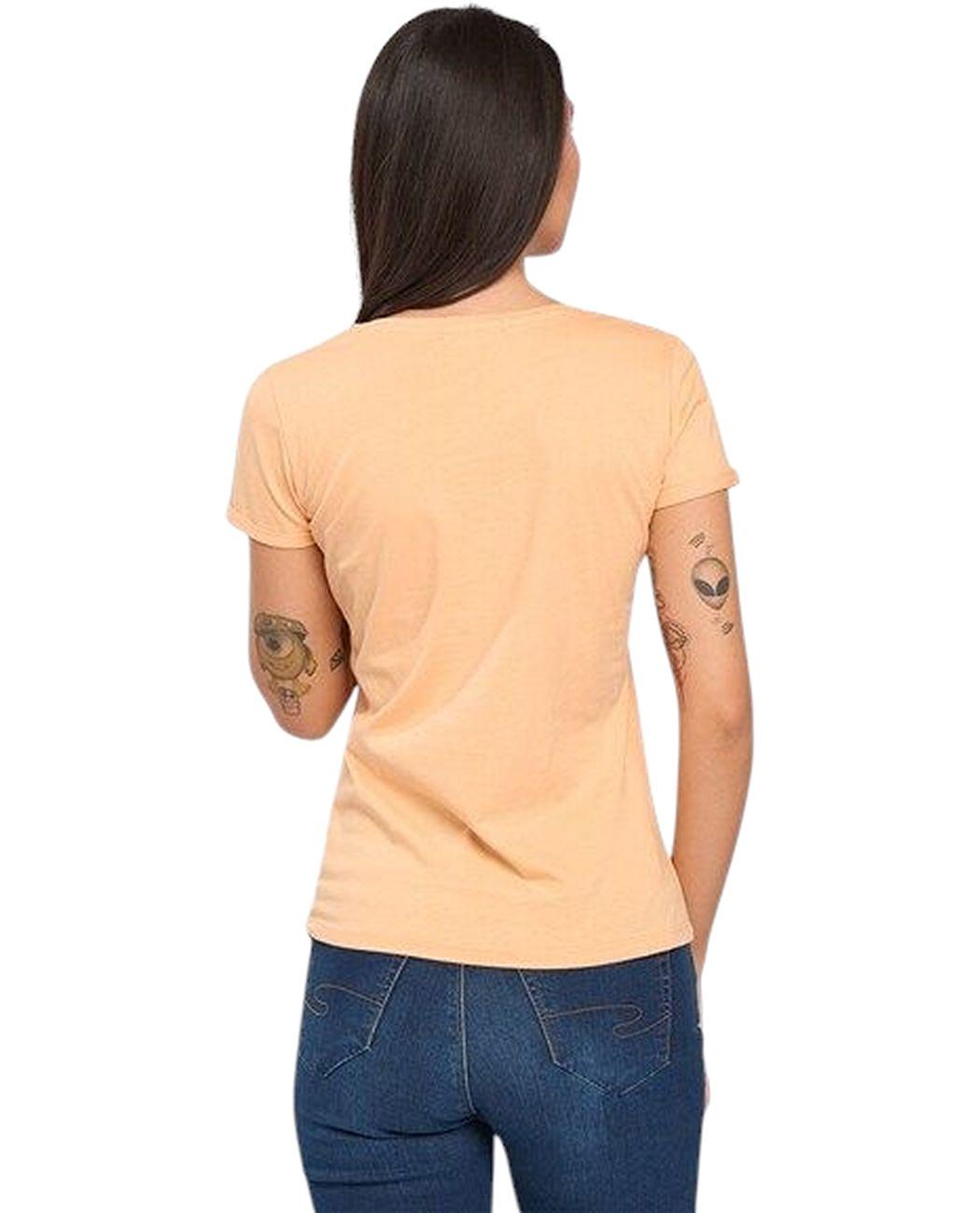 Футболка жіноча Lee Cooper 20196109.P50 L Помаранчевий (5942723033468) - фото 3