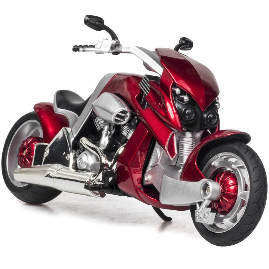 Іграшковий мотоцикл металевий TK Group Travertson V-REX 1:12 для дітей звук/підсвітка/амортизація (28443801) - фото 3 Іграшковий мотоцикл металевий TK Group Travertson V-REX 1:12 для дітей звук/підсвітка/амортизація (28443801) - фото 3