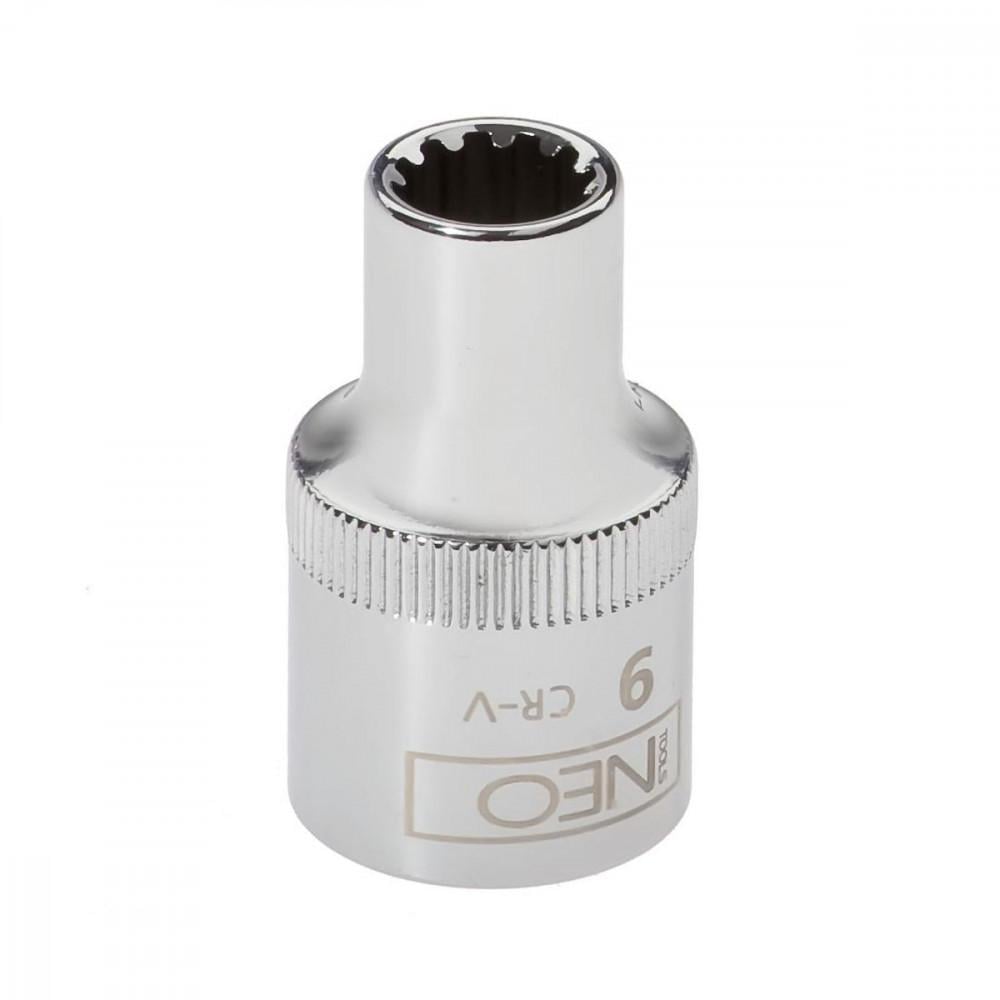 Головка накидная Spline NEO Tools 12-гранная 1/2" 9 мм (21992)