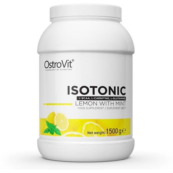 Ізотонік OstroVit Isotonic 1500 g /150 servings/ Lemon Mint