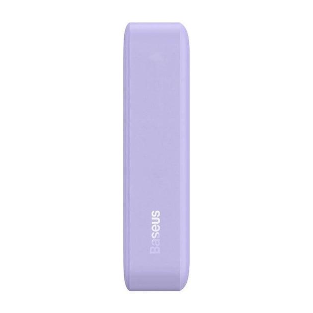 Повербанк Baseus Magnetic Mini 20000 mAh 20 W 2в1 QC3.0+PD3.0 с беспроводной зарядкой Qi 15 W Purple (PPCX150005) - фото 6