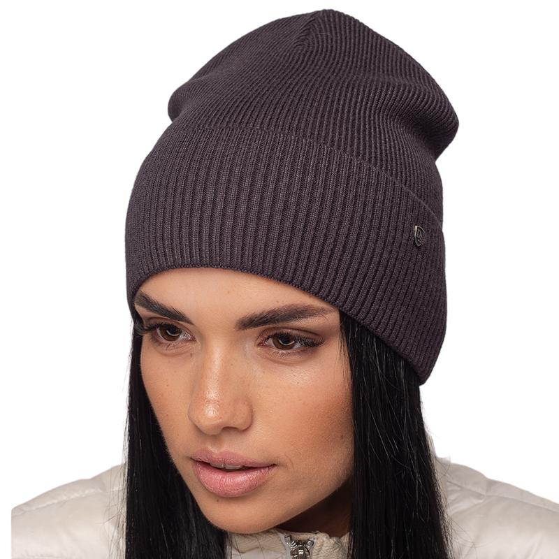 Шапка Leks ОРСА одинарная утепленная флисом на манжете One size Антрацитовая (123155)