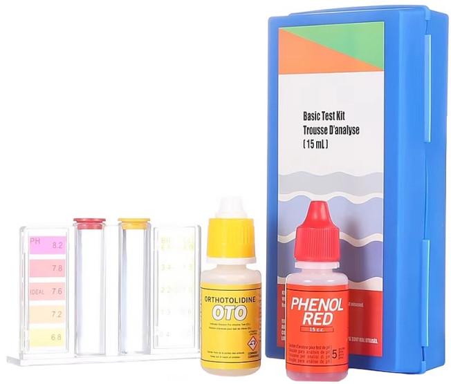 Тестер для бассейна капельный AquaDoctor Basic Cl/pH (26247069) - фото 2