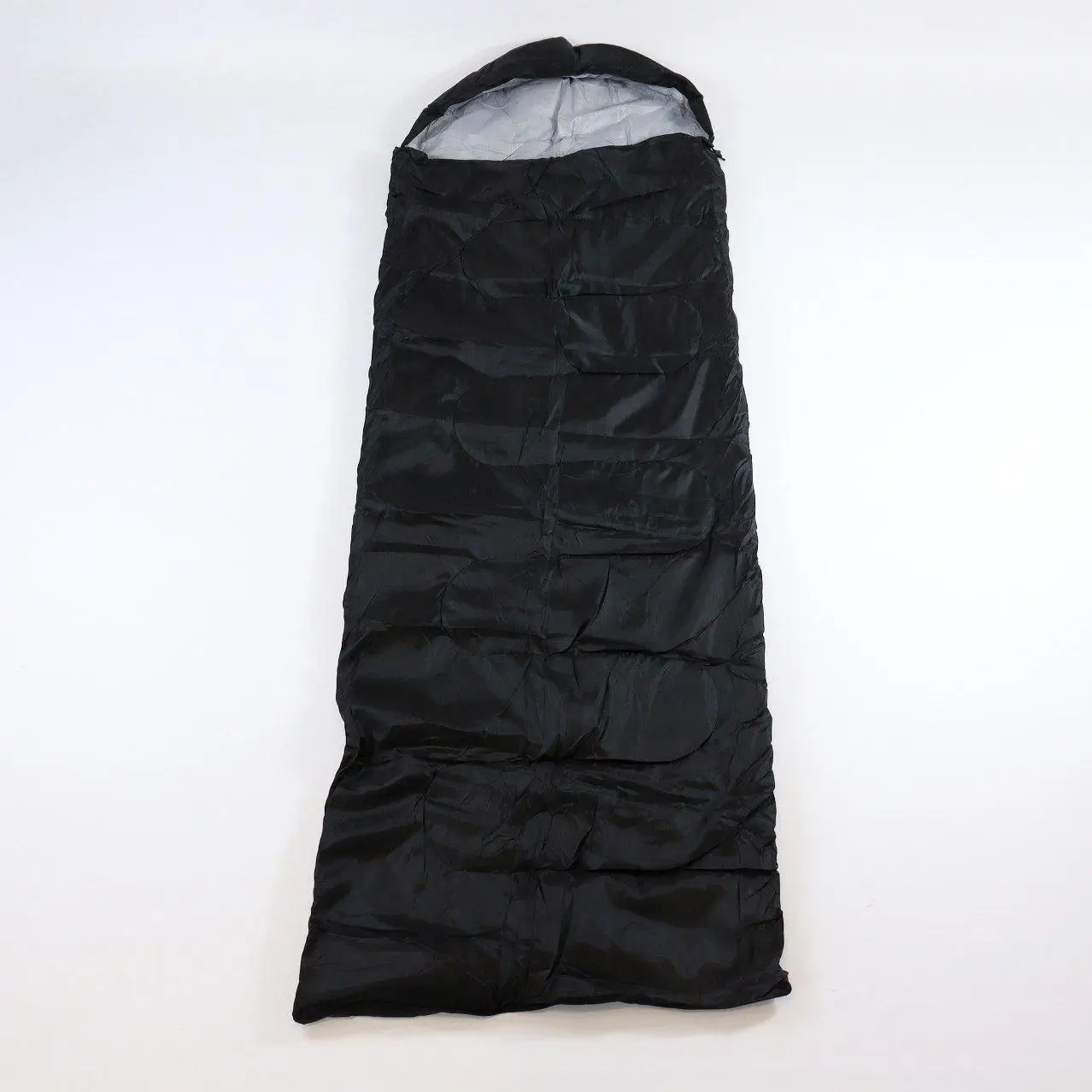 Спальний мішок 2в1 з капюшоном 200x75 см Чорний (MA534black)