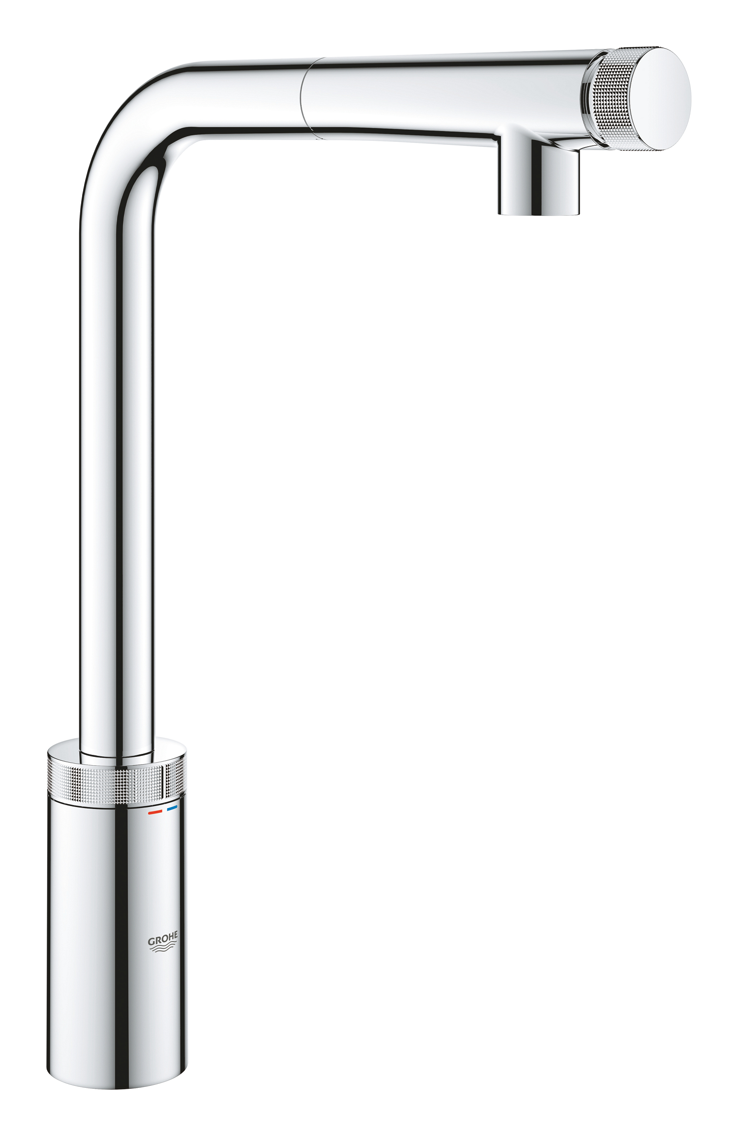 Змішувач для кухні Grohe Eurosmart з висувним виливом (31613000)