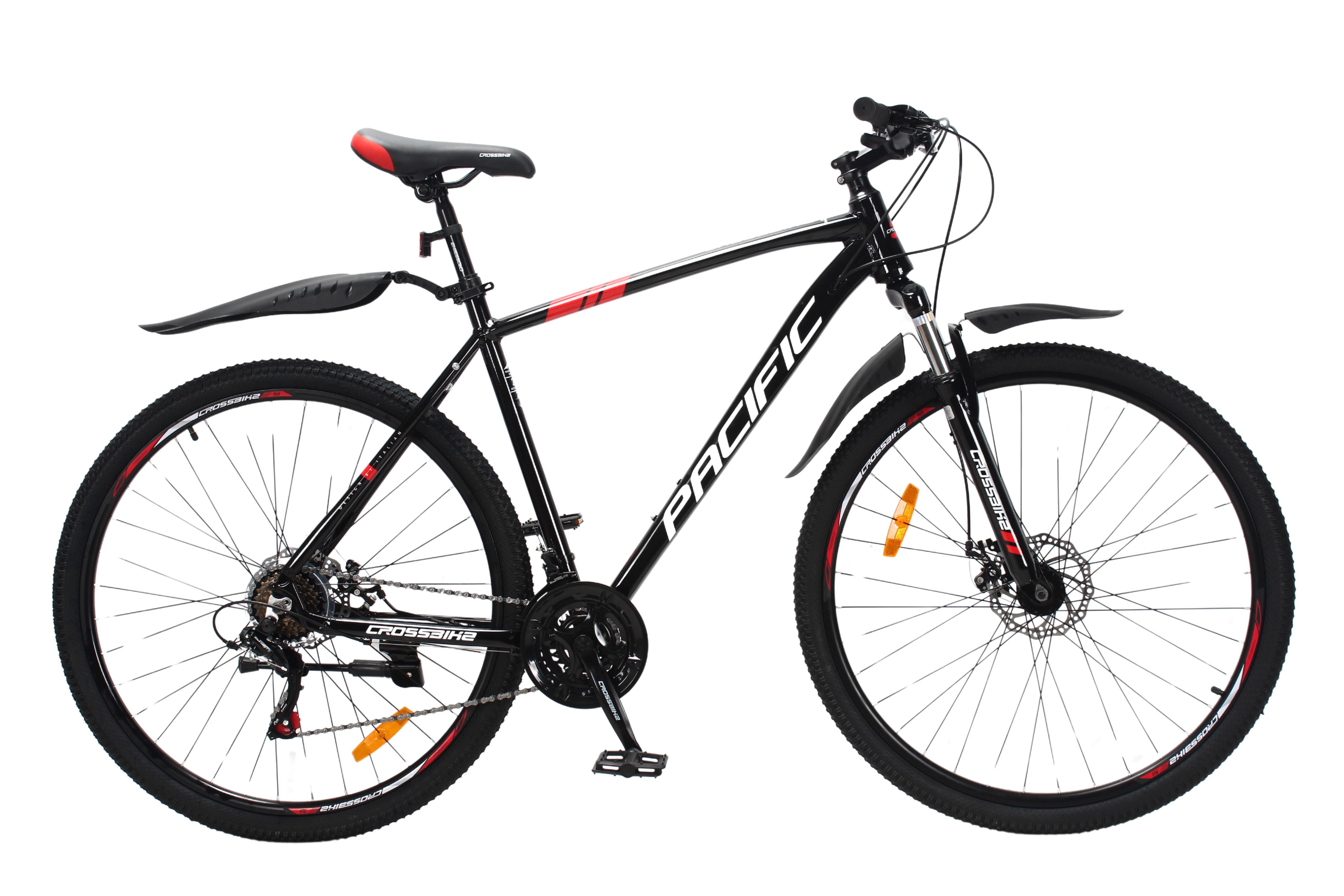 Велосипед Crossbike Pacific 2025 29" 21" Черно-красный