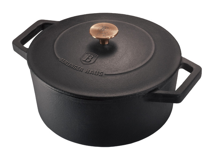 Кастрюля чугунная Berlinger Haus Rose Gold Collection 4,3 л (BH-6492)