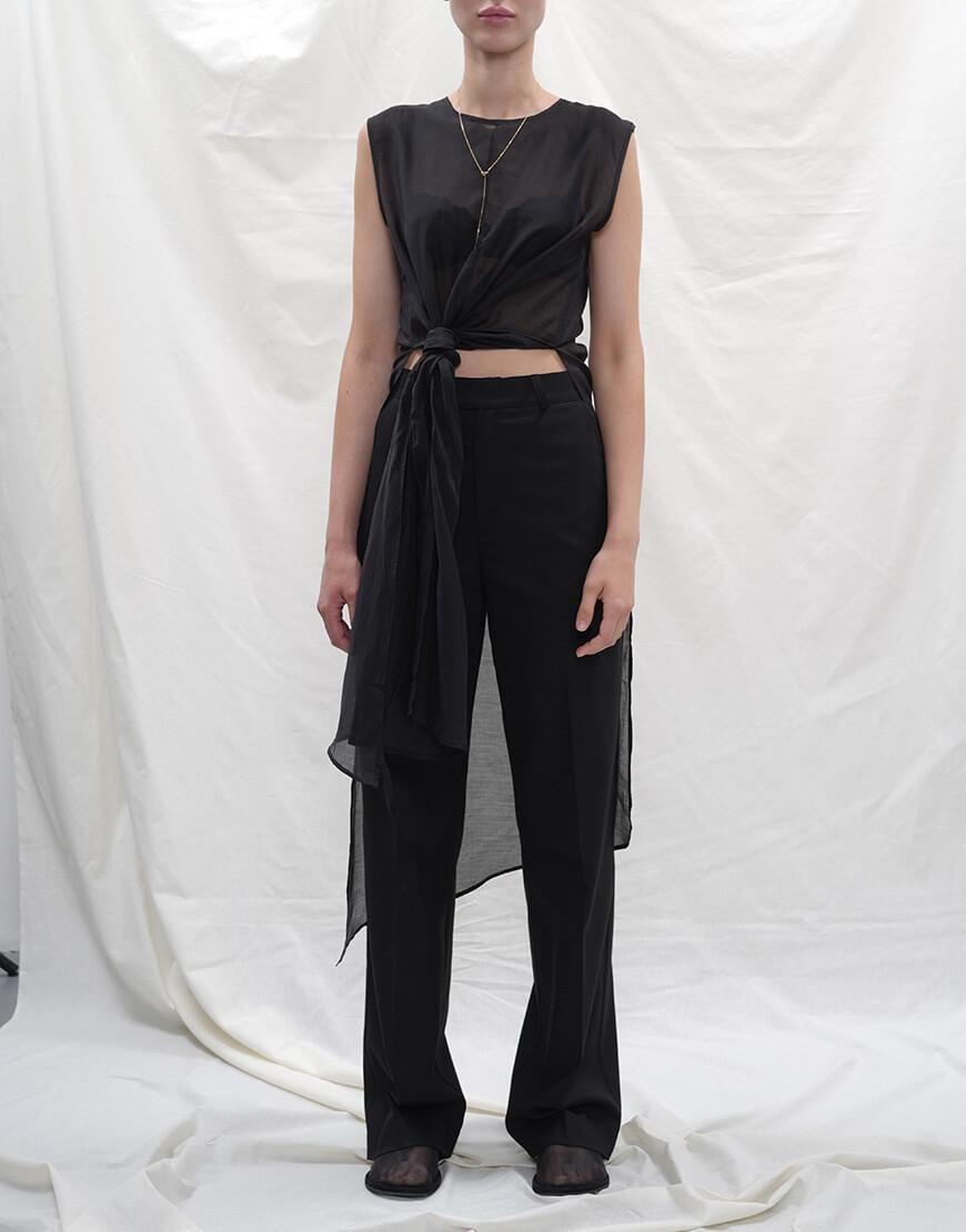 Накидка напівпрозора жіноча TWINSIS CLOTHES чорна XS-S Накидка напівпрозора жіноча TWINSIS CLOTHES чорна XS-S