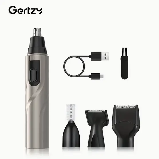 Триммер акумуляторний GERTZY 4в1 для носа бороди/вух брів/скронь/шиї (MG190) Триммер акумуляторний GERTZY 4в1 для носа бороди/вух брів/скронь/шиї (MG190)