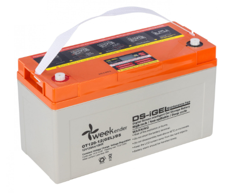 Акумулятор гелевий Weekender Ds 120 Ah 12V з дисплеєм 36,6 кг