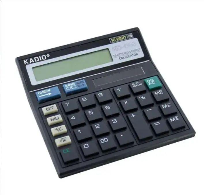 Калькулятор для офиса десятиразрядный KK KD500 настольный Черный (opt-103339) Калькулятор для офиса десятиразрядный KK KD500 настольный Черный (opt-103339)
