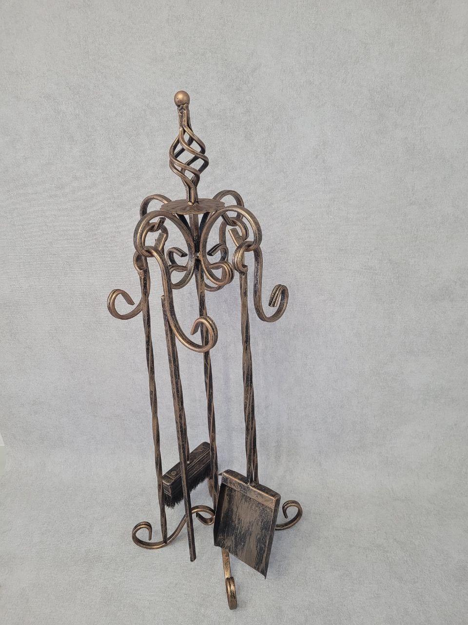 Набір камінний кований Бронзовий (2525686291) - фото 4 Набір камінний кований Бронзовий (2525686291) - фото 4