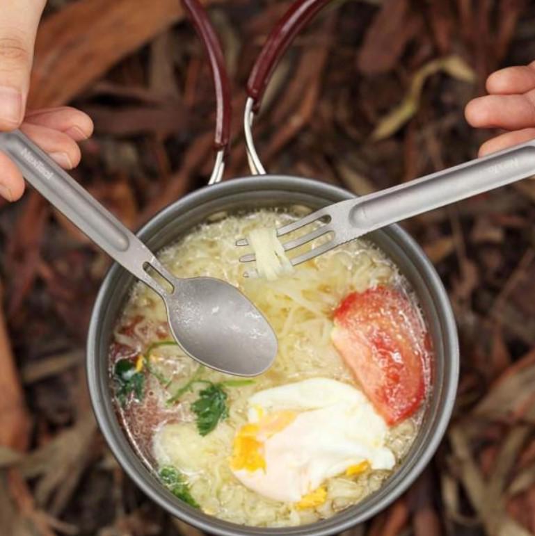 Набор посуду NexTool Outdoor Titanium Fork Gray (101047) - фото 5 Набор посуду NexTool Outdoor Titanium Fork Gray (101047) - фото 5