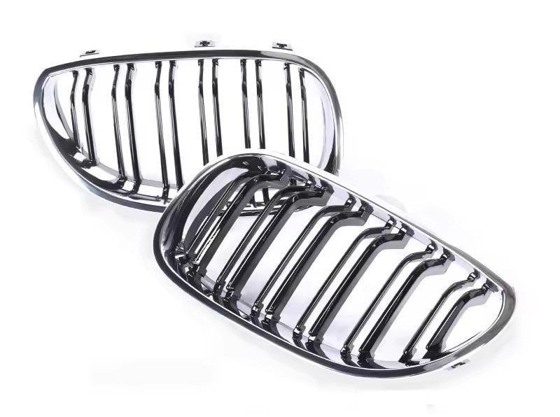 Решетка радиатора GBT для BMW 5 M-Look E-60/61 2003-2010 гг. пластик Черный (27669300)