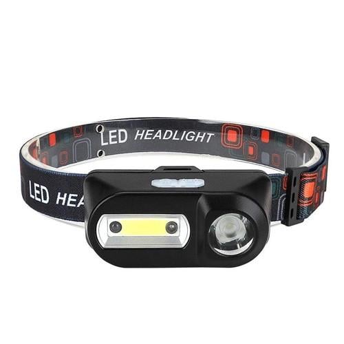 Фонарь налобный 1804A-XPE+COB Motion Sensor 1x18650 ЗУ Type-C (2245500249)