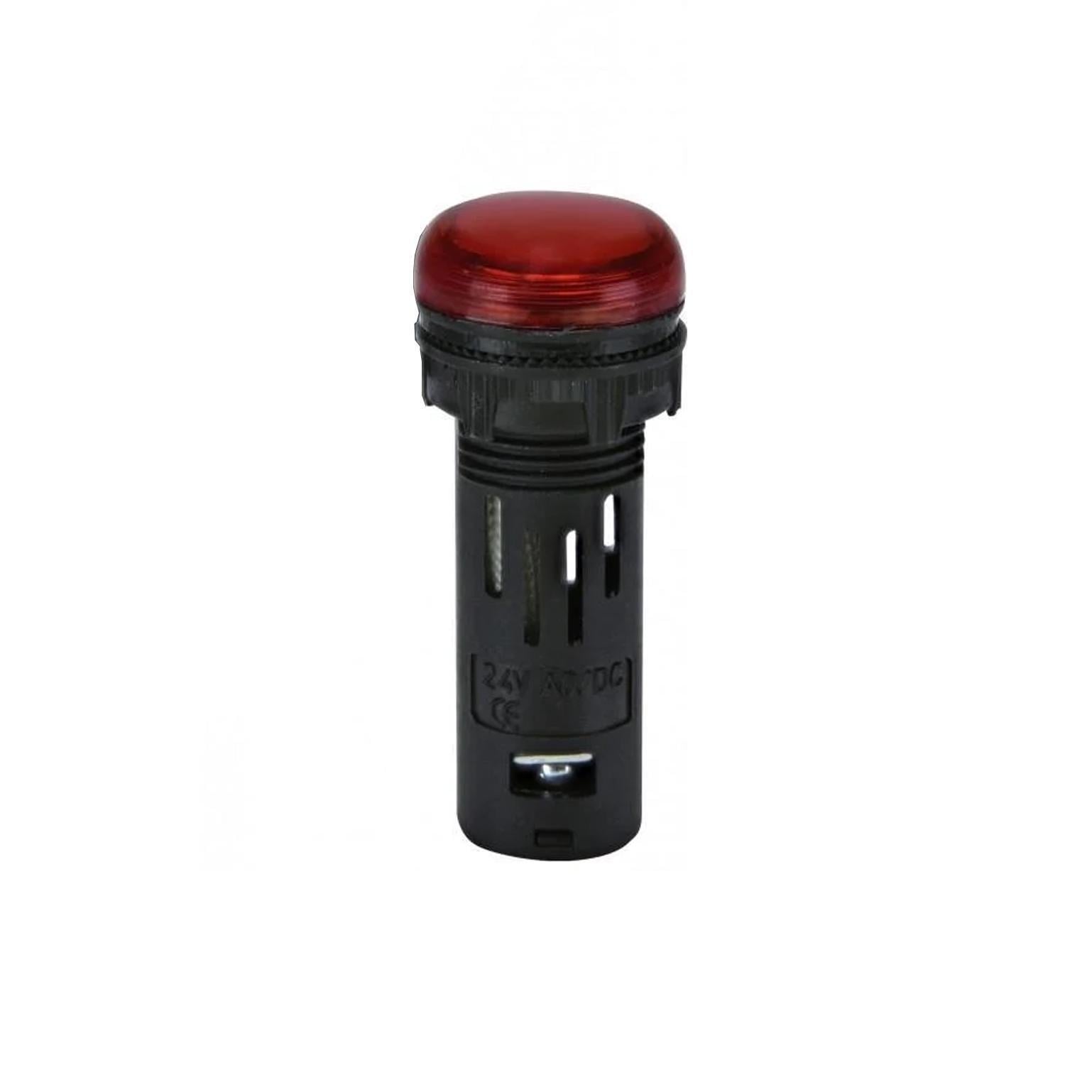 Лампа сигнальная ETI ECLI-16-024C-R 16 мм LED 24V AC/DC Красный матовый (4771600)