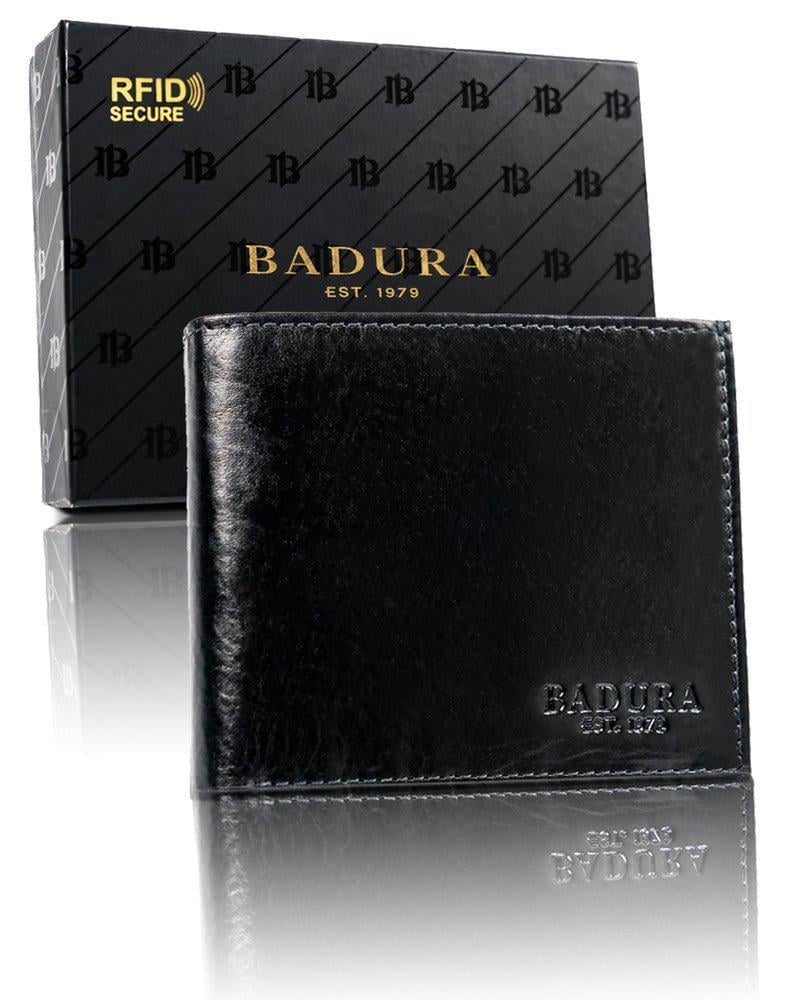 Портмоне мужское кожаное Badura B-N01-MIL NERO