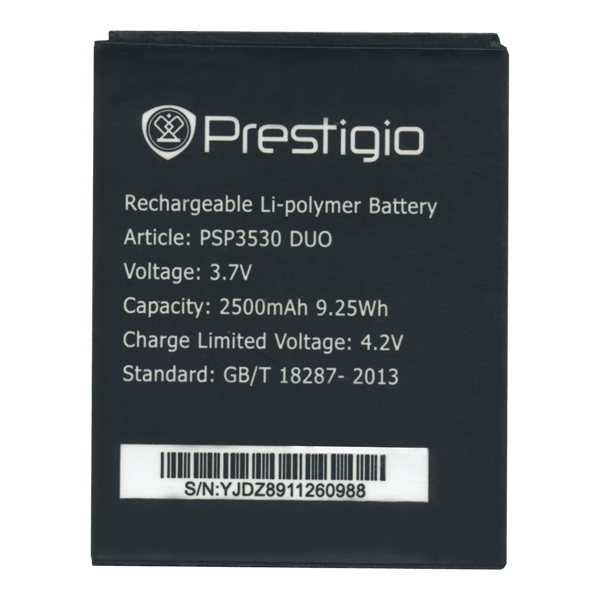 Акумуляторна батарея Prestigio PSP3530 2500 mAh Акумуляторна батарея Prestigio PSP3530 2500 mAh