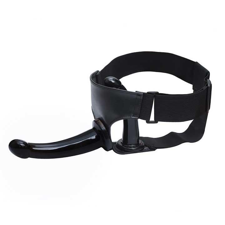 Страпон двосторонній жіночий 19,5х4/17х3,2 см