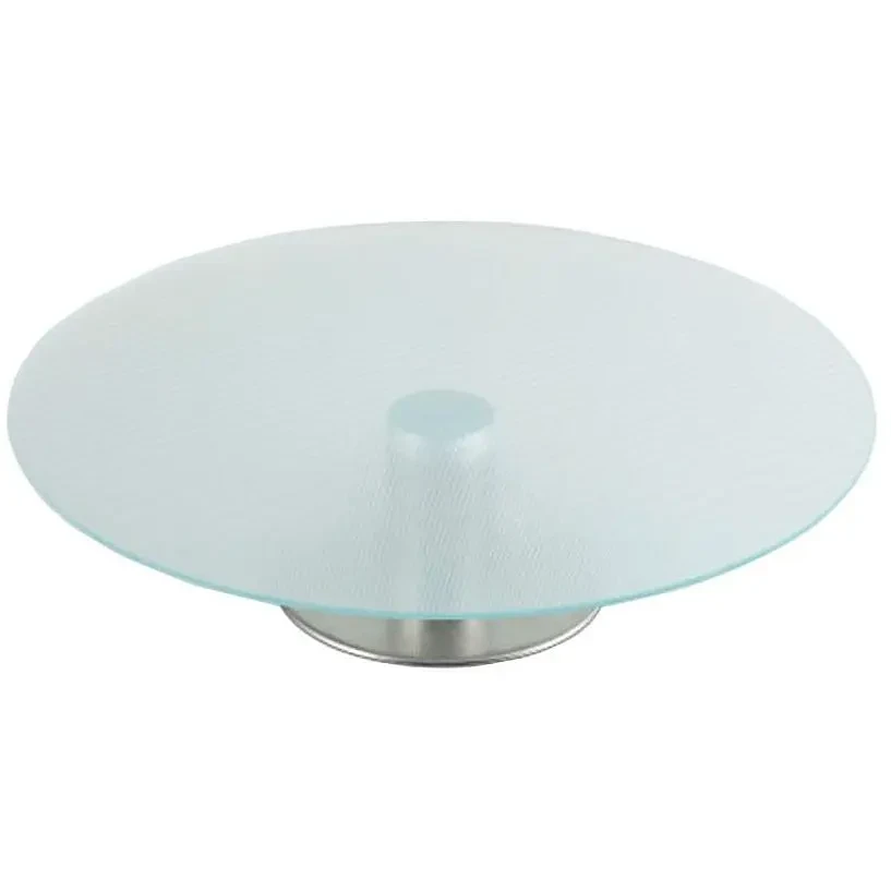 Блюдо для торта VIVA FROZEN 3012S/2-D002 круглое на ножке с вращающимся механизмом 300 мм (2566413523)