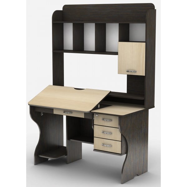 Компьютерный стол Тиса СУ-8 Венге/Дуб молочный (62cd2362fa5d7b192c71af81)