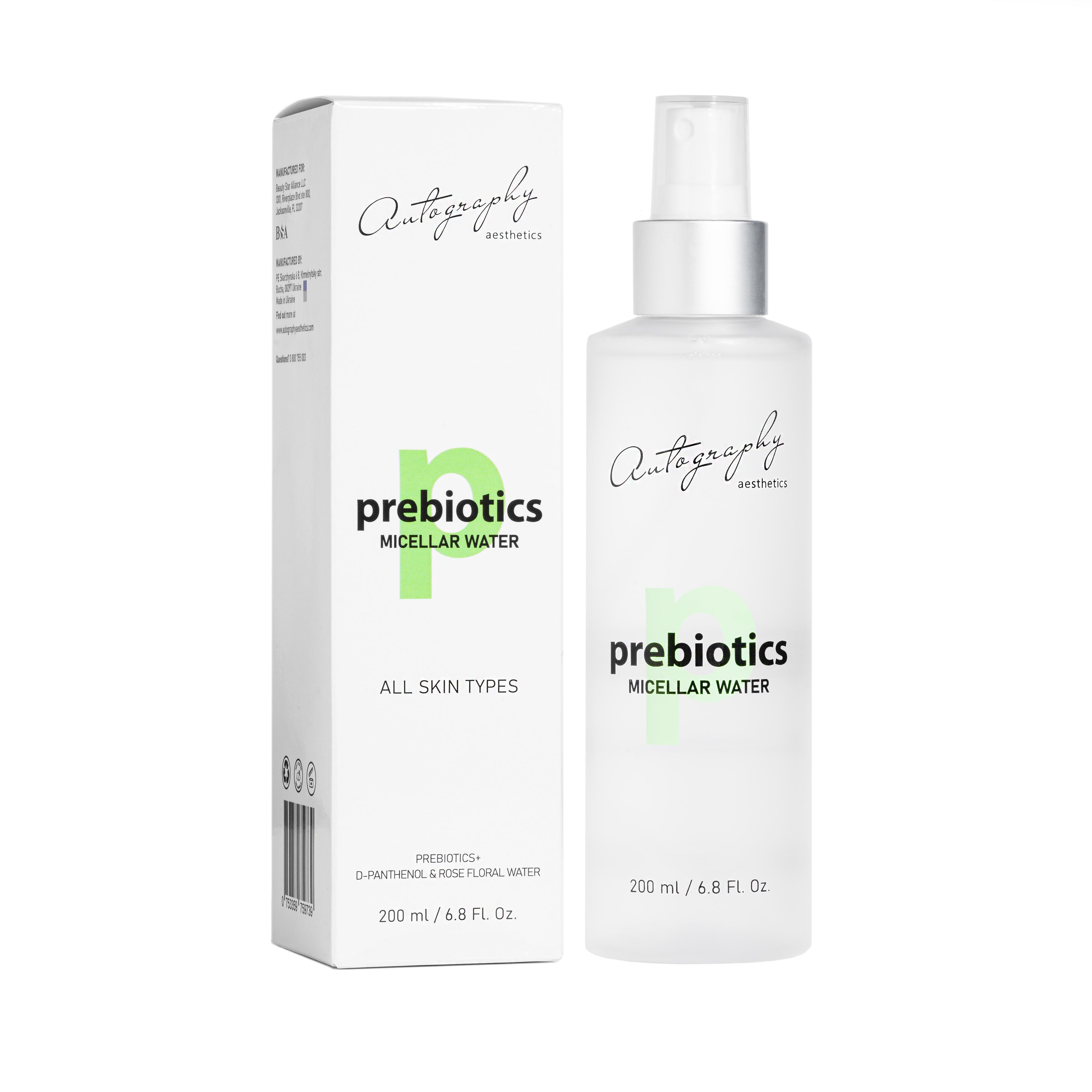 Мицеллярная вода Micellar water with prebiotics Autography new cosmetics для всех типов кожи с пребиотиками (a00029)