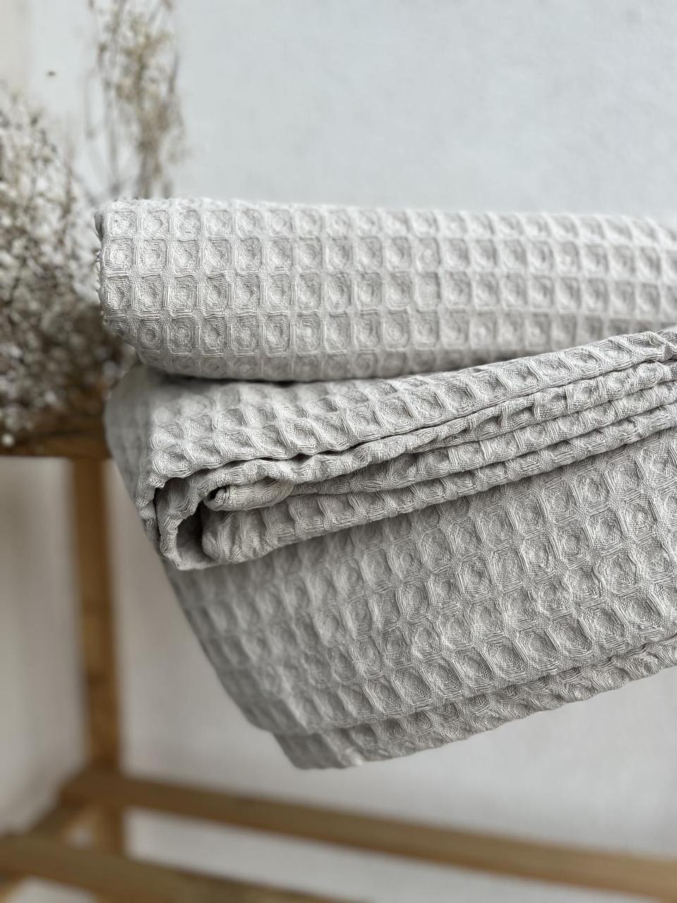 Покрывало ZEINTEX Greece вафельное 120х200 см Серо-бежевый (18094393) - фото 2 Покрывало ZEINTEX Greece вафельное 120х200 см Серо-бежевый (18094393) - фото 2