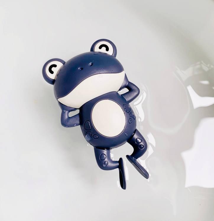 Игрушка заводная водоплавающая для ванной Bath Toys Лягушонок Голубой (1720170876)