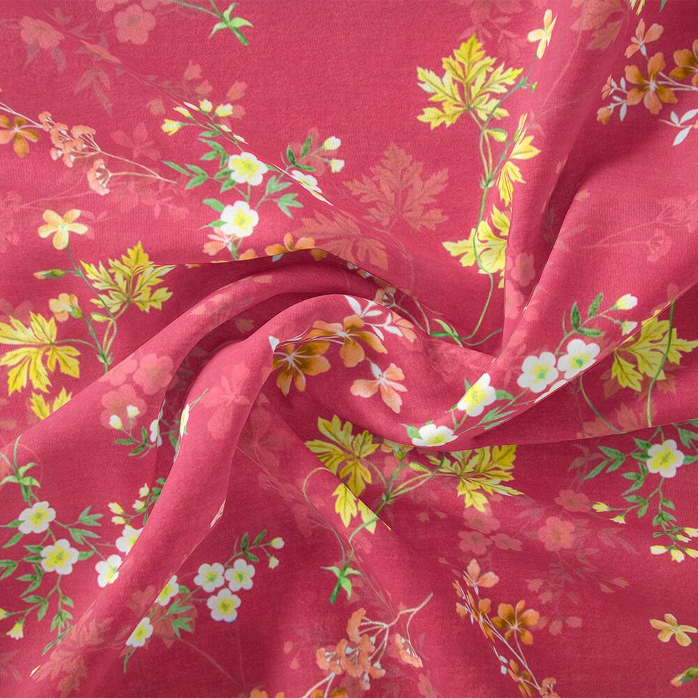 Ткань батист Digital Виолетта Вишня (18403)