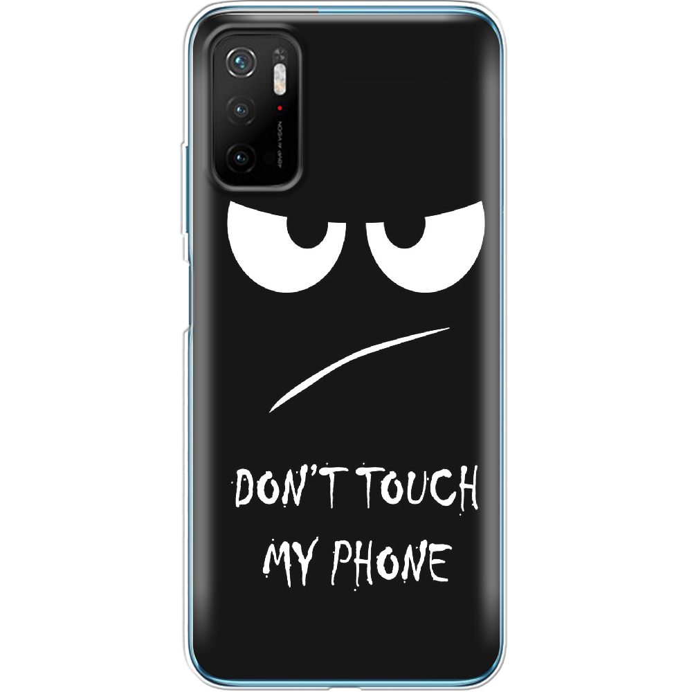 Чохол BoxFace Poco M3 Pro Don't Touch my Phone Прозорий силікон (42474-up535-42474)