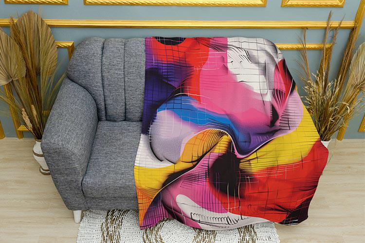 Плед Pop-art плюш одношаровий 135х150 см (114301)