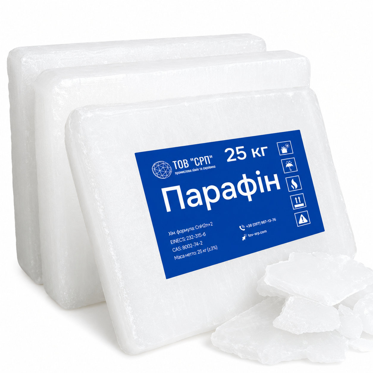 Парафин Т-1 ЕС брикет 5 кг (2881036682)