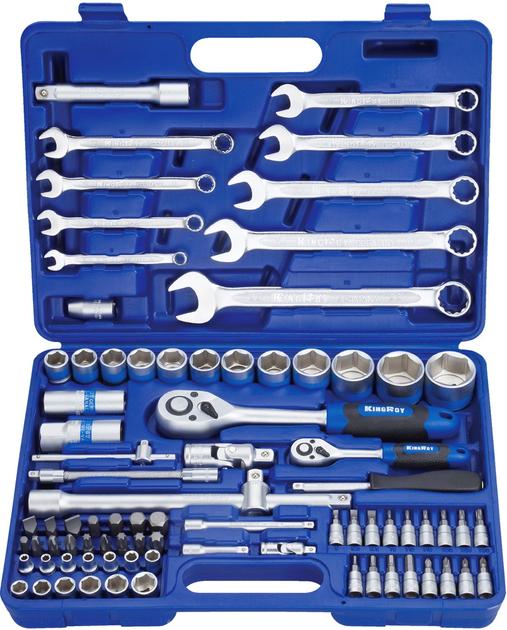 Набор инструментов профессиональный KING ROY 1/4-1/2" DR 82 предмета (30159-082)