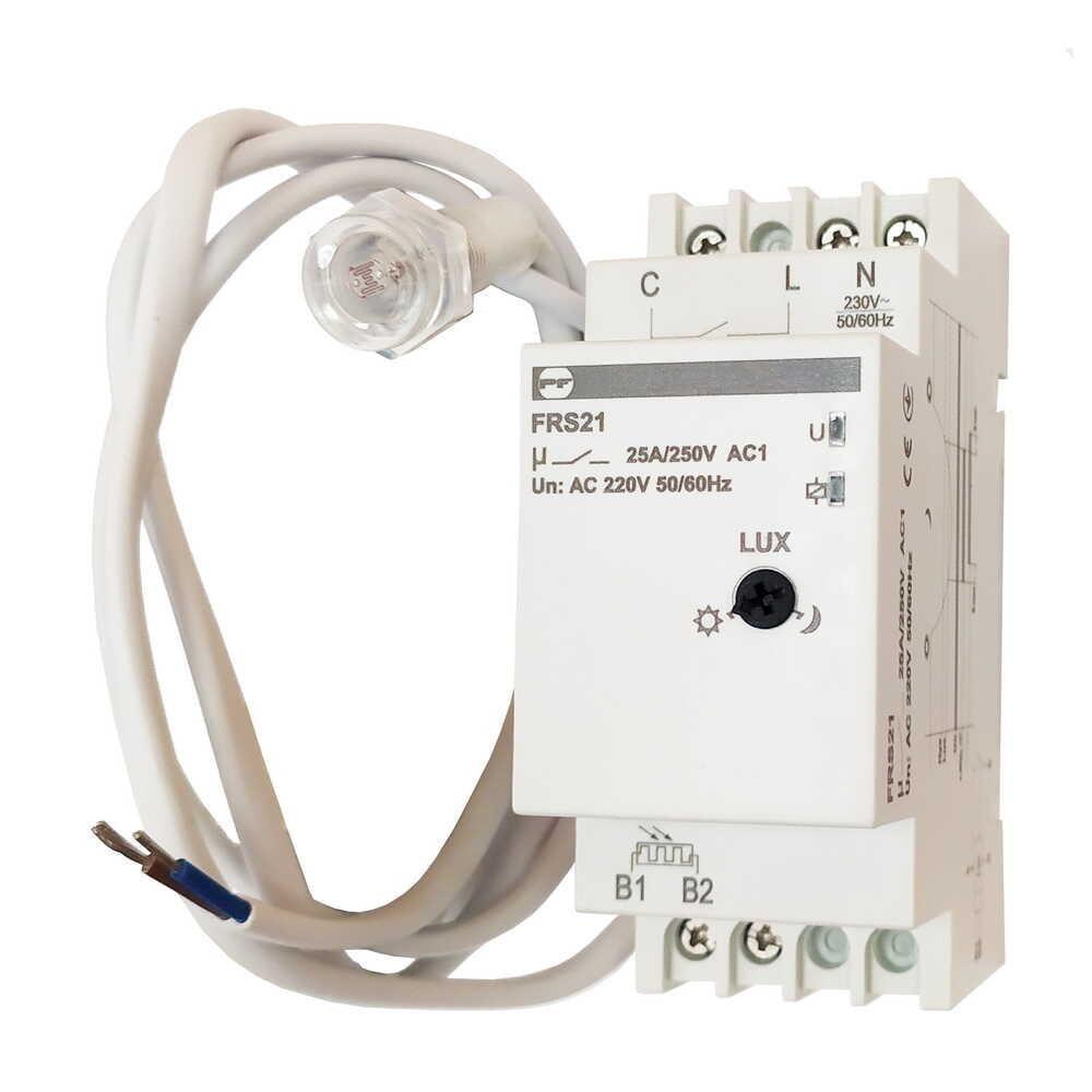 Сутінкове реле PROMFACTOR та датчик 25А AC220V (FRS21)