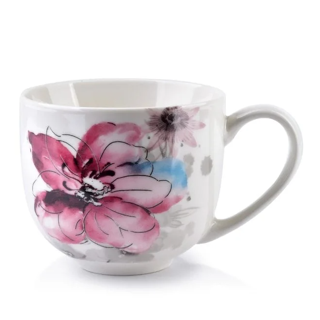 Комплект чашек фарфоровых Flora Ellie 380 мл 6 шт. (30119)