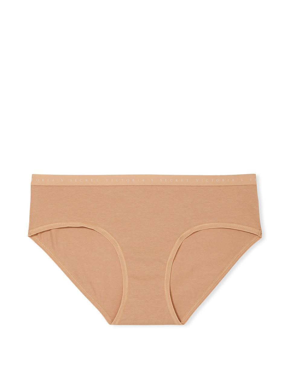 Трусики женские Victoria's Secret Stretch Cotton Hiphugger L Бежевый (2288596223)