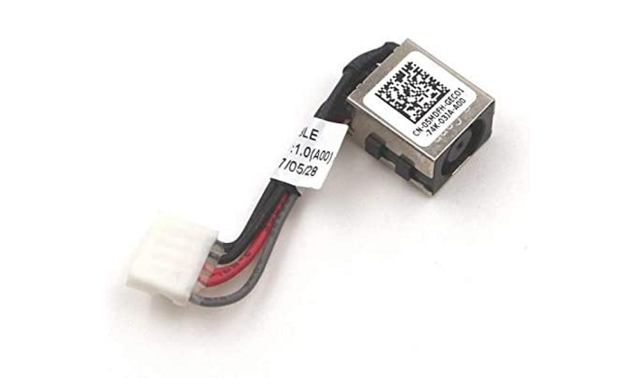 Разьем питания для ноутбука Dell E5480 E5490-05MDFH-DC30100ZD00 с кабелем/шлейф гнездо (1834291155)