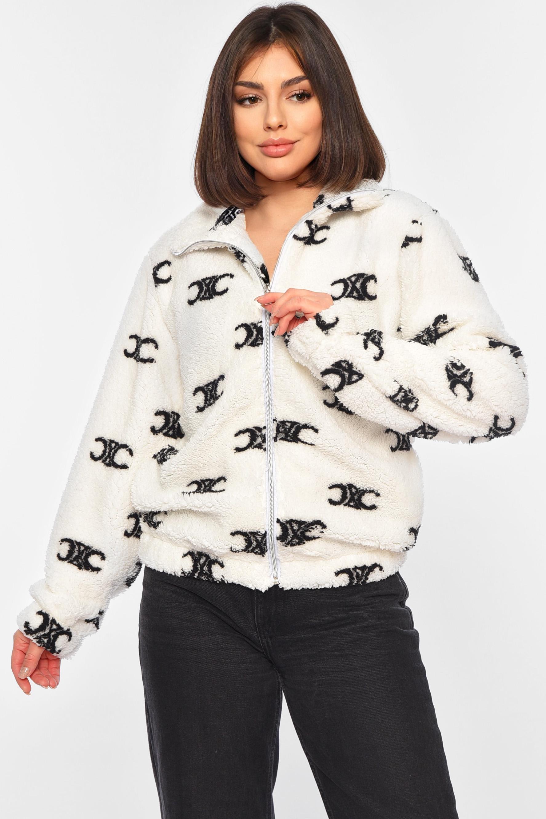 Худі жіноче тедді S-XL Білий (195175) Худі жіноче тедді S-XL Білий (195175)