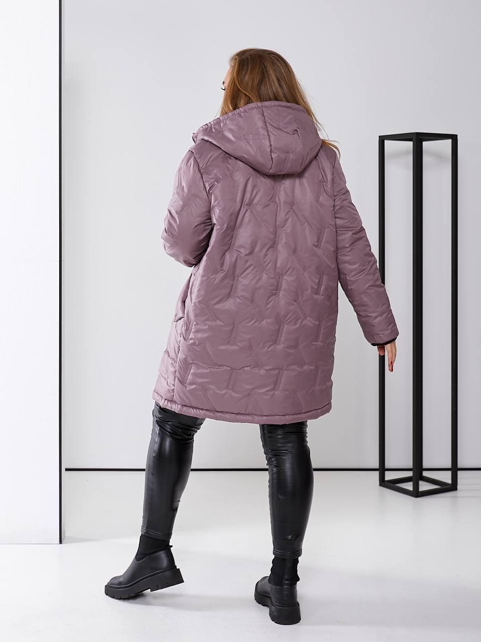 Куртка жіноча на блискавці весна/осінь р. 64-66 Какао (1397) - фото 5 Куртка жіноча на блискавці весна/осінь р. 64-66 Какао (1397) - фото 5