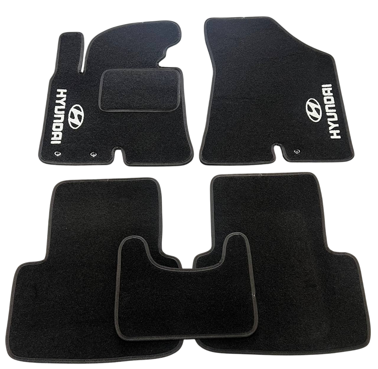 Коврики в салон ворсовые для Hyundai IX35 2010- 5 шт. Черный (27327122)