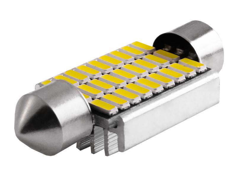 Автомобильная лампа светодиодная LEDUA S85 36 мм 27 SMD 4014 обманка 12V Белый (1465) Автомобильная лампа светодиодная LEDUA S85 36 мм 27 SMD 4014 обманка 12V Белый (1465)