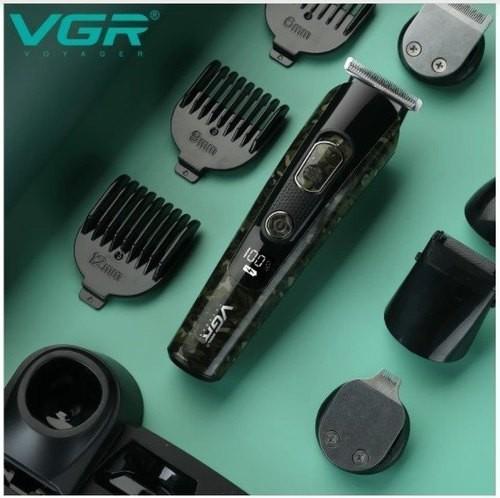 Машинка для стрижки волос 5в1 VGR V-102 триммер для бороды и усов (5423) - фото 4 Машинка для стрижки волос 5в1 VGR V-102 триммер для бороды и усов (5423) - фото 4