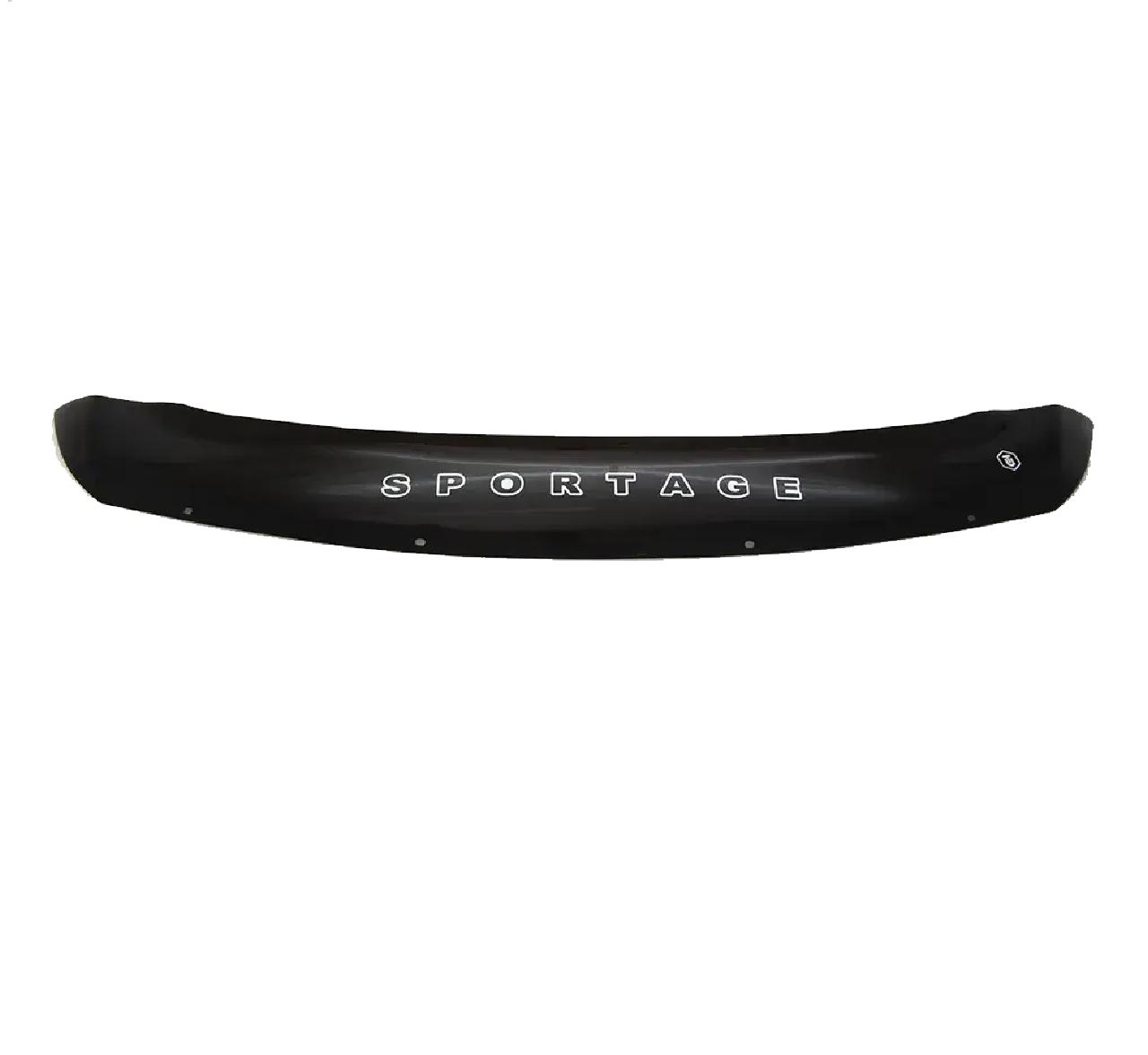 Дефлектор капота на KIA Sportage 2004-2009 (27418568) Дефлектор капота на KIA Sportage 2004-2009 (27418568)