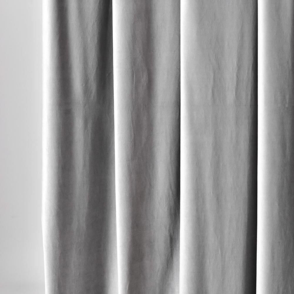 Ткань портьерная однотонная Бархат V-68 Зола (24894)