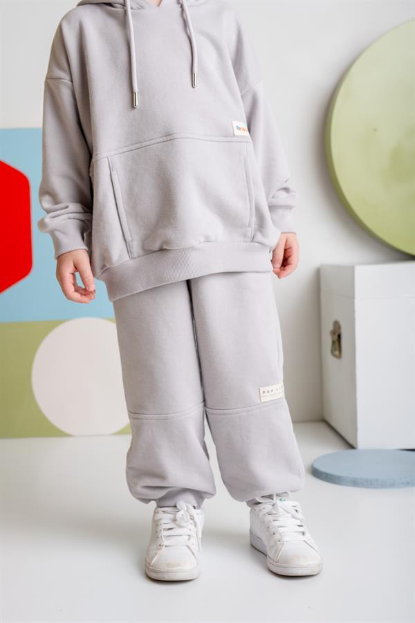 Брюки для мальчика с начесом и резинкой на манжетах Zeyland 5-6 лет 116 см Серый (8683169184921)