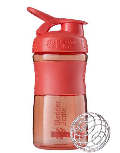 Шейкер спортивный BlenderBottle SportMixer Flip 20 oz. 590 мл Coral (22348877)