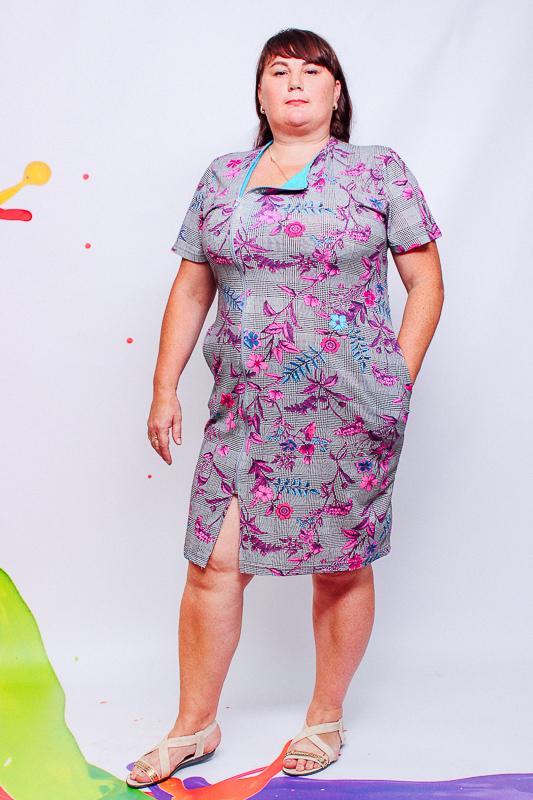 Халат женский Носи свое р. 50 Серый (8054-005-v33)