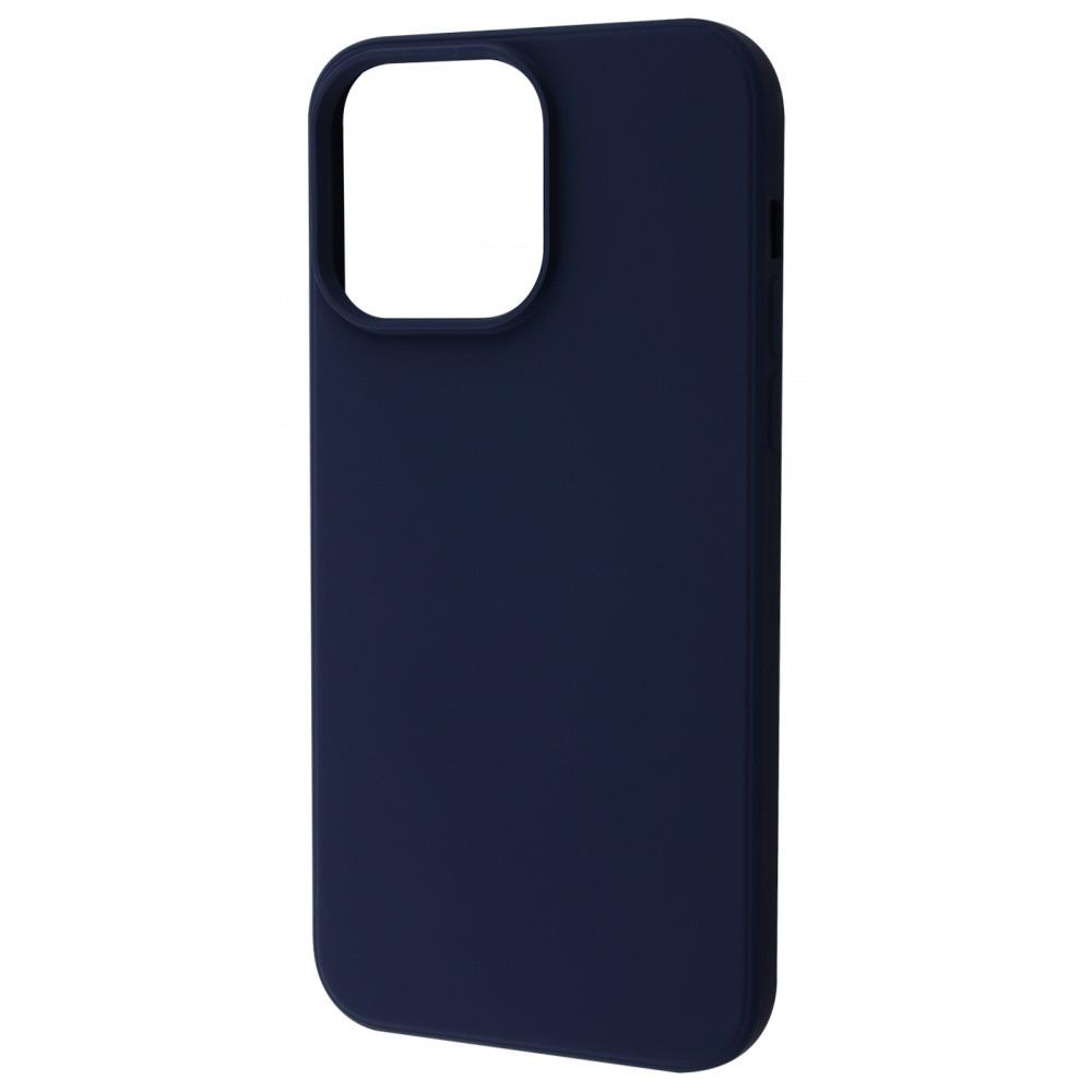 Чохол однотонний X-Level Dynamic (Silicone) iPhone 14 Plus dark blue